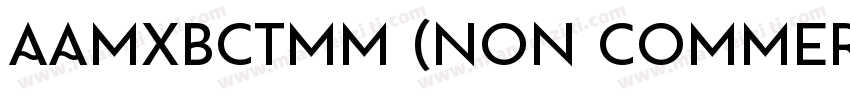 AaMXBCTMM (Non Commercial Use)Aa 蜜字体转换